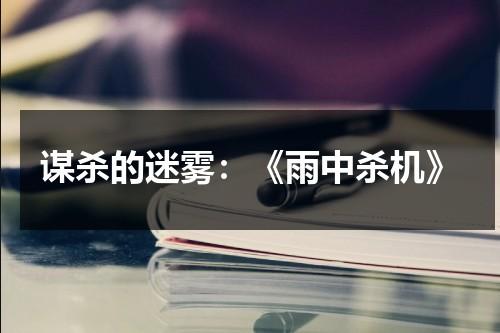 谋杀的迷雾：《雨中杀机》（雨中的答案）-第1张图片-九妖电影