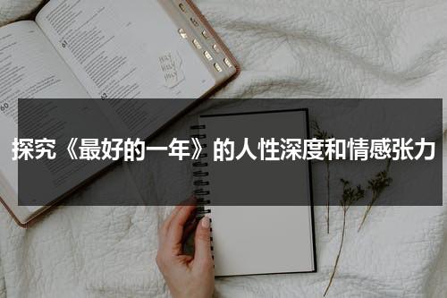 探究《最好的一年》的人性深度和情感张力（最好的一年是哪一年）-第1张图片-九妖电影