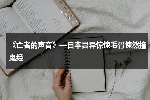 《亡者的声音》—日本灵异惊悚毛骨悚然撞鬼经（死者的亡灵 电影）-第1张图片-九妖电影