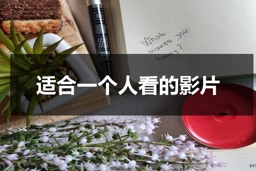 适合一个人看的影片（一个人必看的电影）-第1张图片-九妖电影