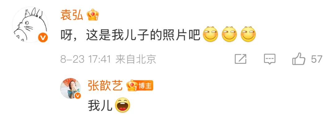 张歆艺晒袁弘儿时照为其庆生：我永远的小朋友-第4张图片-九妖电影