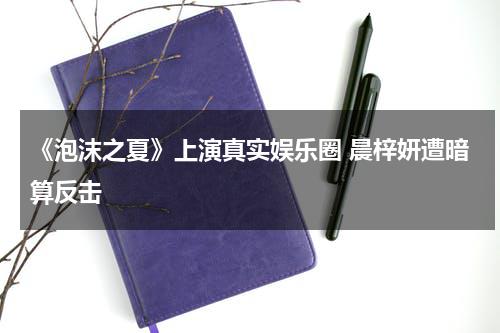 《泡沫之夏》上演真实娱乐圈 晨梓妍遭暗算反击-第1张图片-九妖电影