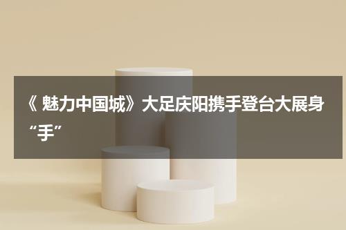 《 魅力中国城》大足庆阳携手登台大展身“手”-第1张图片-九妖电影