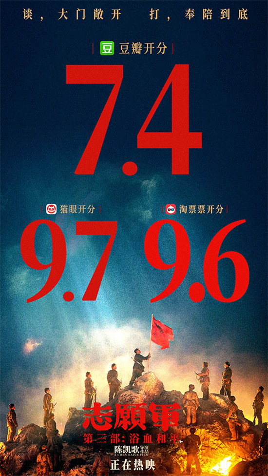 《志愿军3》累计票房破五亿！观影人次超1307万-第2张图片-旧杳电影网