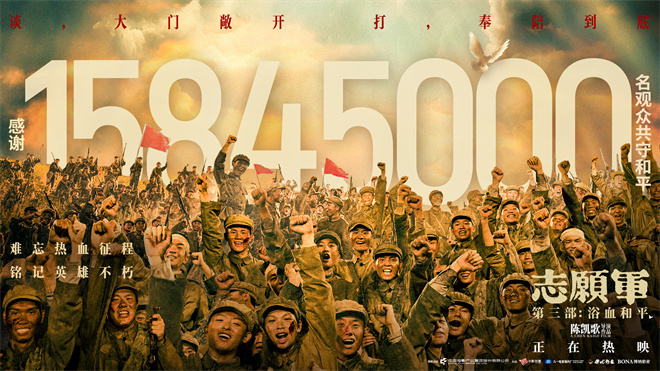 《志愿军:浴血和平》破6亿 观影人次达1584.5万-第1张图片-旧杳电影网 《志愿军:浴血和平》破6亿 观影人次达1584.5万-第1张图片-旧杳电影网