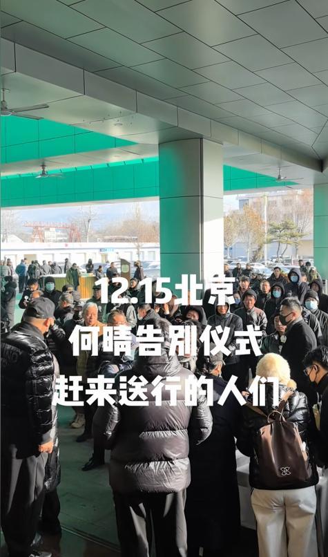 何晴葬礼现场曝光：儿子手捧骨灰惹泪目，许亚军、廖京生皆未露面-第7张图片-旧杳电影网
