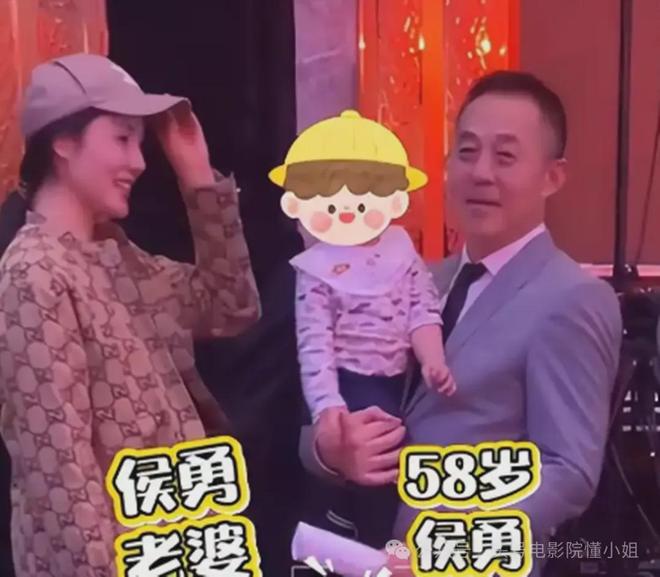 58岁侯勇老来得子！三婚老婆小20多岁，满身名牌，逛街拎18万包包-第29张图片-旧杳电影网