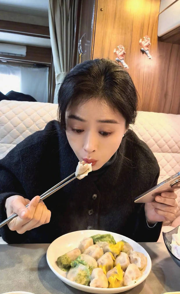 冬至佳节！蒋欣狂炫美味饺子，满脸都是满足-第4张图片-旧杳电影网