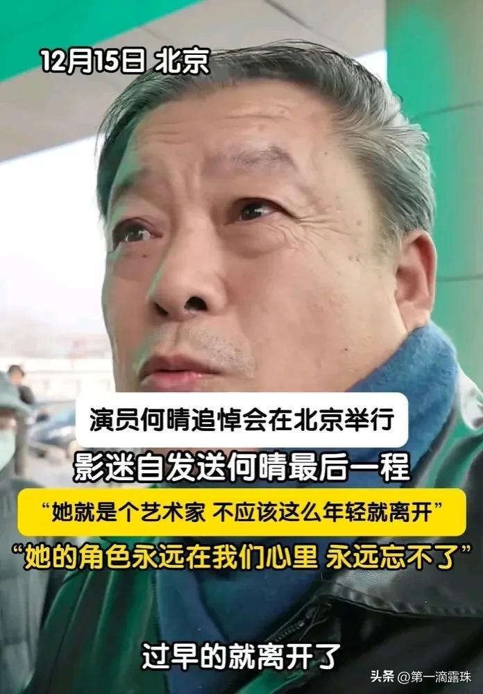 何晴告别仪式，影迷现场送别，儿子许何追忆母亲，许亚军疑似现身-第6张图片-旧杳电影网