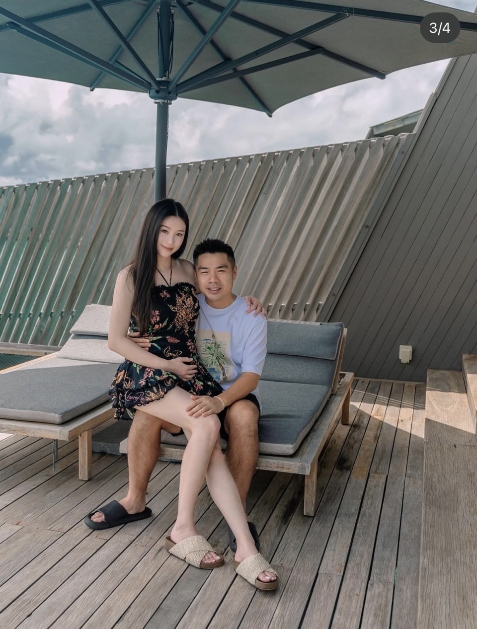 莎莎29岁儿媳妇宣布再怀孕，夫妻到马尔代夫庆祝，二胎还是个男孩-第2张图片-旧杳电影网