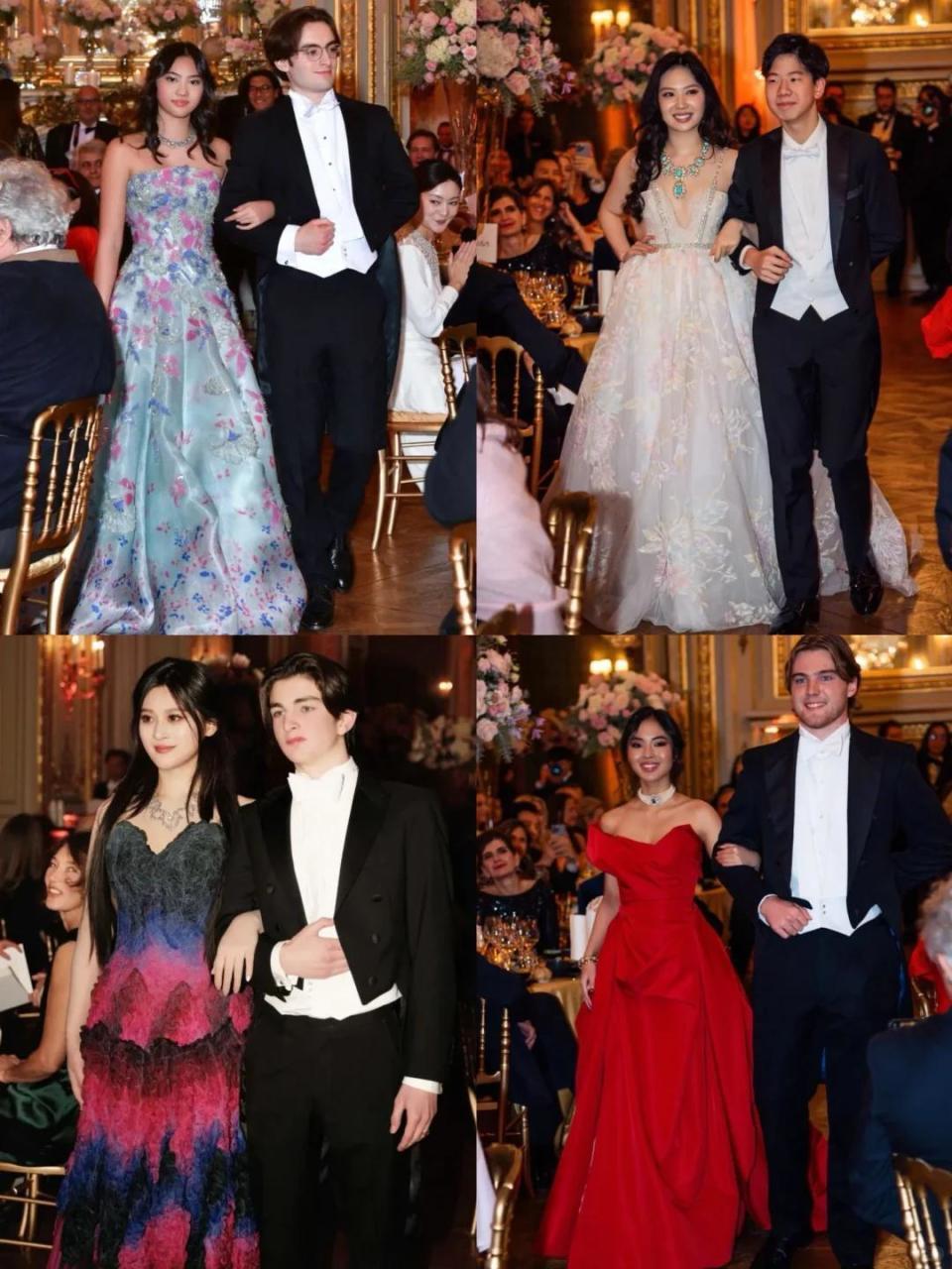 吴君如女儿出席名媛活动，穿抹胸裙热舞很开放，蹲在角落没存在感-第36张图片-旧杳电影网