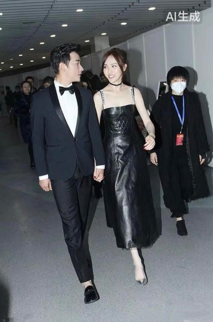 唐嫣现身开机仪式，穿一身红衣配卡其色外套，美丽端庄-第15张图片-旧杳电影网