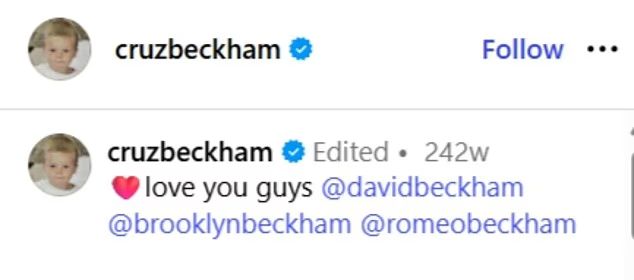 贝克汉姆大儿子拉黑爸妈大决裂!贝嫂强颜欢笑过节,弟弟求和被哥哥狠拒?-第10张图片-旧杳电影网 贝克汉姆大儿子拉黑爸妈大决裂!贝嫂强颜欢笑过节,弟弟求和被哥哥狠拒?-第10张图片-旧杳电影网